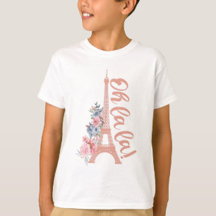 T-shirt Oh La La - Tour Eiffel Paris France