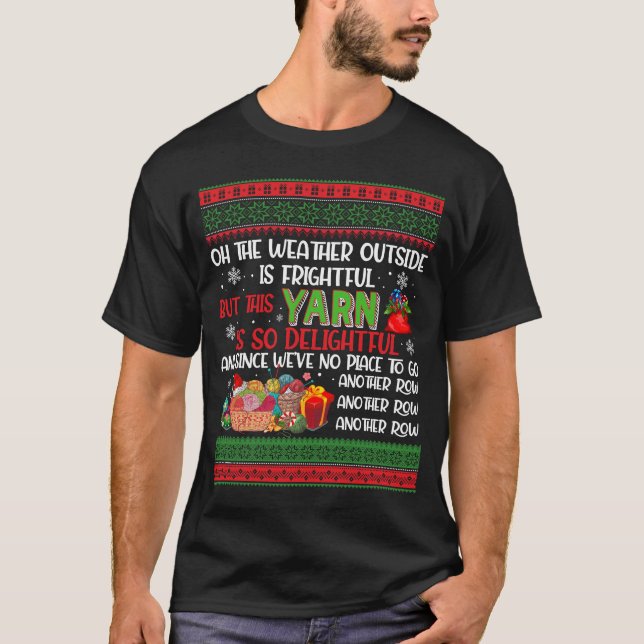 T-shirt oh le temps extérieur est effrayant mais ce fil (Devant)