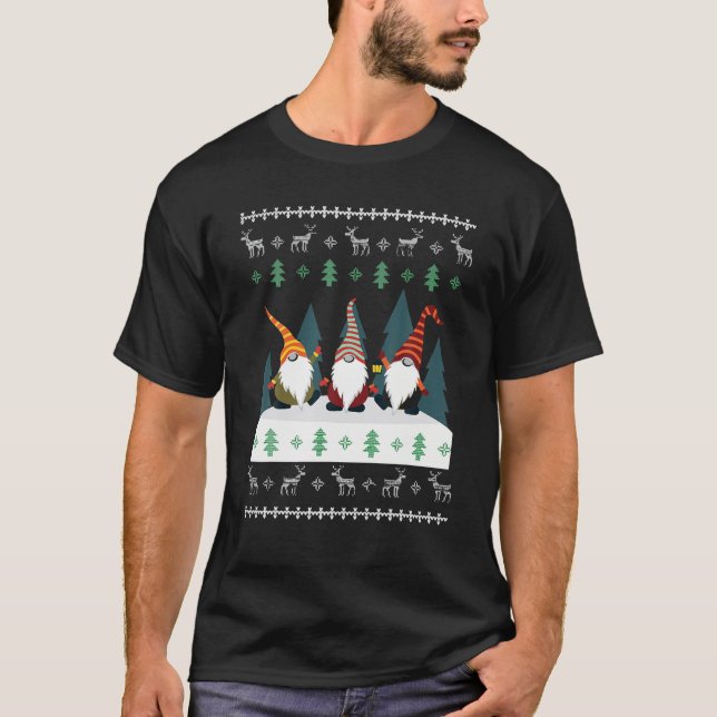 T-shirt Oh Liftmas Tree Kettlebell Gym laide Noël Swea (Devant)