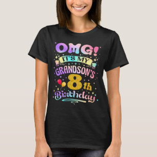 T-shirt Oh mon dieu c'est l'anniversaire de mon petit-fils