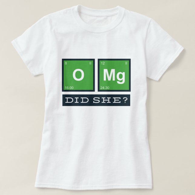 T-shirt Oh mon Dieu ! L'A-T-Elle Fait ? (Design devant)
