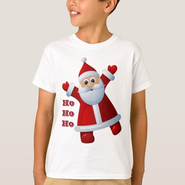 T-shirt Oh ! Oh ! Oh ! Mare Santa Claus Joyeux Noël (Devant)