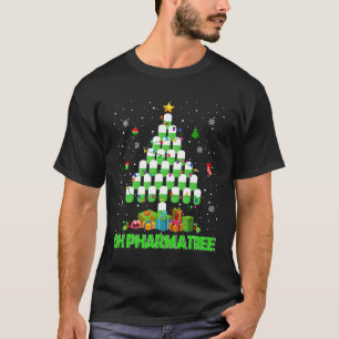 T-shirt Oh Pharmatree Arbre de Noël Pharmacie Médicament P