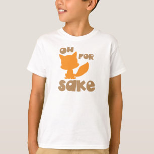 T-shirt Oh Pour Le Sake De Renard, La Silhouette De Renard