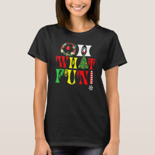 T-shirt Oh Quel Amusant Arbre de Noël Père Noël Chapeau No