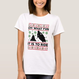 T-shirt Oh Quel Plaisir De Rouler En Moto Dirt Bike