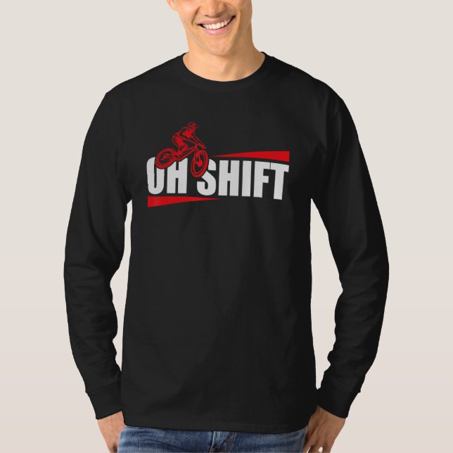 T-shirt Oh Shift Mécanique VTT Enthousias (Devant)