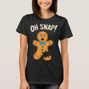 T-shirt Oh Snap Chemise Homme de Pain d'Épices Adulte Enfa