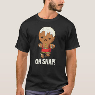 T-shirt Oh Snap Christmas Gingbread Homme 2