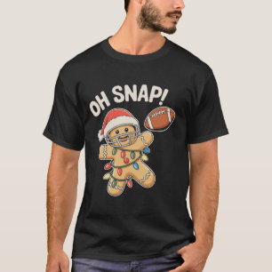 T-shirt Oh Snap Pain d'épice Football Noël Xmas Sports