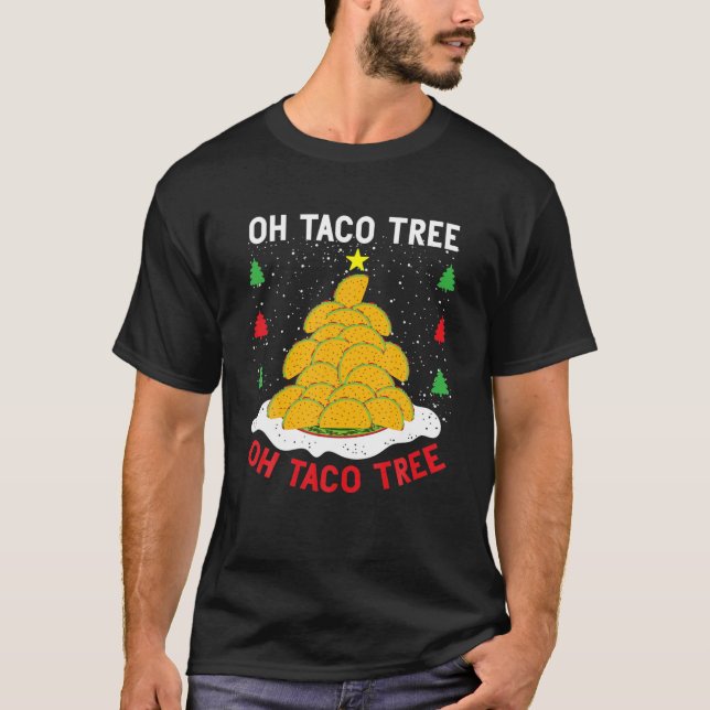 T-shirt Oh Taco Tree Oh Taco Tree Nouvel An mexicain (Devant)