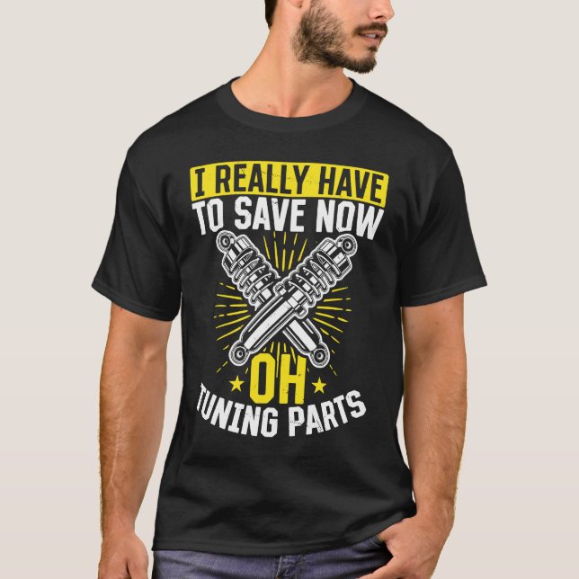 T-shirt Oh Tuning Parts Mechanic Classic Car Screwdriver H (Devant)