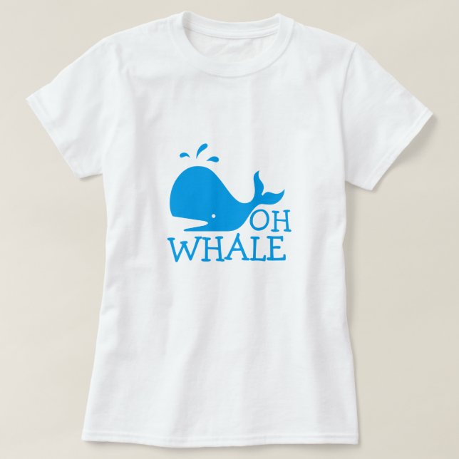T-shirt Oh Whale (Design devant)