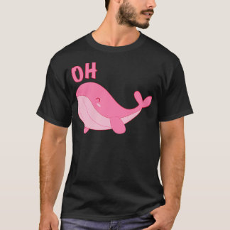 T-shirt Oh Whale rose 1