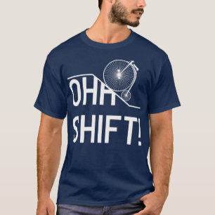 T-shirt Ohh Shift ! Vélo vintage