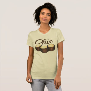 T-shirt Ohio Chocolate Arachide Beurre Buckeye Nut bonbon
