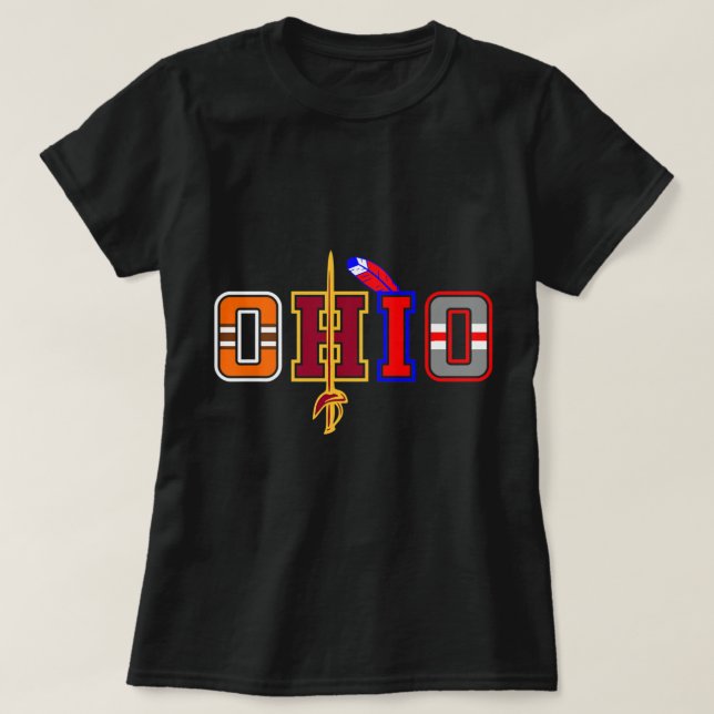 T-shirt Ohio prend le dessus sur le mème mondial chemise O (Design devant)