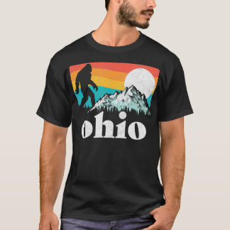 T-shirt Ohio Retro State Pride Mountains