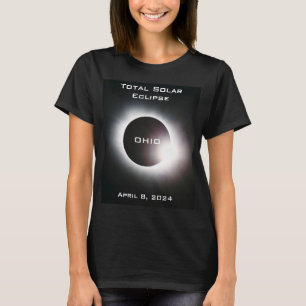 T-shirt OHIO Total éclipse solaire 8 avril 2024