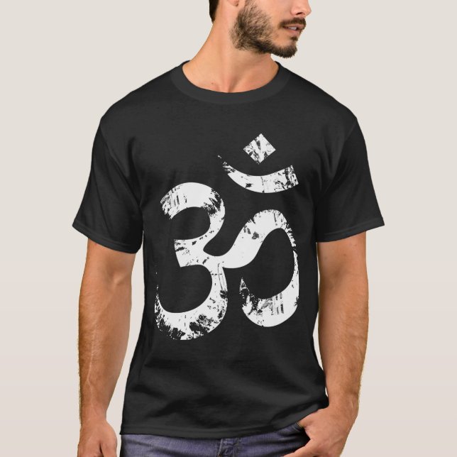 T-shirt OHM fissuré (Devant)