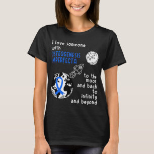 T-shirt OI Warrior J'aime quelqu'un Osteogenesis Imperfect