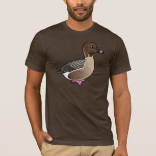T-shirt Oie à pied rose