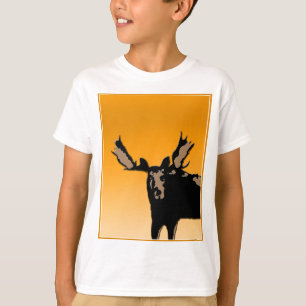 T-shirt Oie au coucher du soleil - Art original de la faun