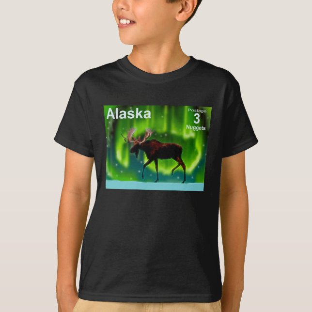 T-shirt Oie auréole du Nord - Pointe de l'Alaska (Devant)