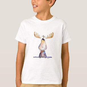 T-shirt Oie blanche mignonne