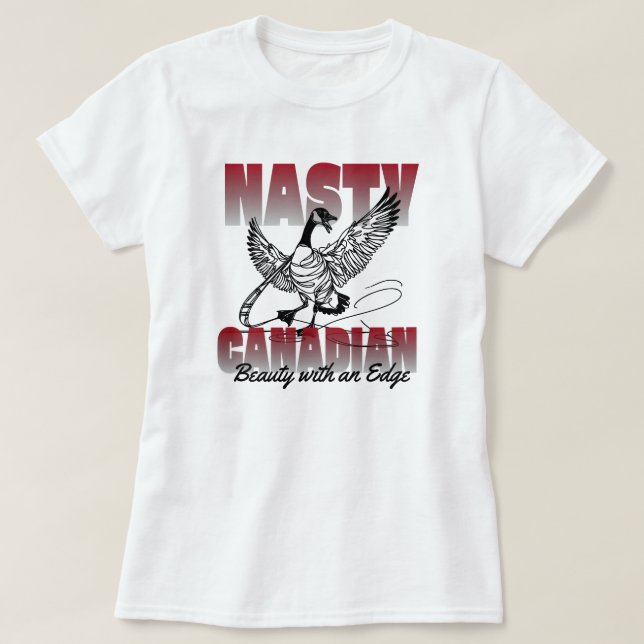 T-shirt Oie canadienne malsaine (Design devant)