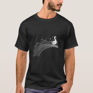 T-shirt Oie Chanceux Arc-en-Ciel Mignon St. Patrick's Day