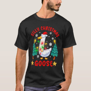 T-shirt Oie de Noël stupide Animal de Noël