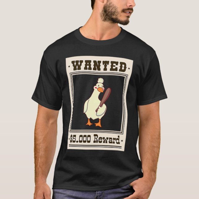 T-shirt Oie en colère (Devant)