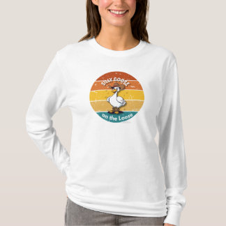 T-shirt Oie Idiote en Liberté – Oie Cowboy Drôle de l'Oues