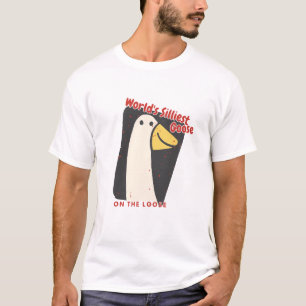 T-shirt Oie la plus brillante du monde en liberté