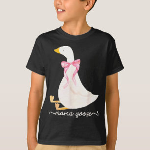 T-shirt Oie Maman Silly Oie Papa Oie Famille d'Oies Corres