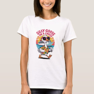 T-shirt Oie Ridicule Fantaisiste En Croisière Groupe Assoc