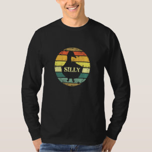 T-shirt Oie Silencieuse Drôle Mignonne Oiseau Amoureux