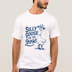 T-shirt Oie Silencieuse Sur La Perte