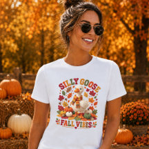 Oie Silly Goose Fall Vibes Faux Crochet