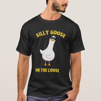 T-shirt Oie sotte sur la poule