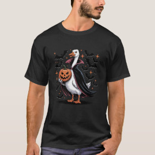 T-shirt Oie Vampire Canard Effrayant Halloween