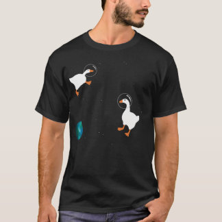 T-shirt Oies de l'espace - Les astronautes animaux amusant