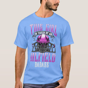 T-shirt Oilfield Ouvrier Femme Girlfriend Huile forage cad
