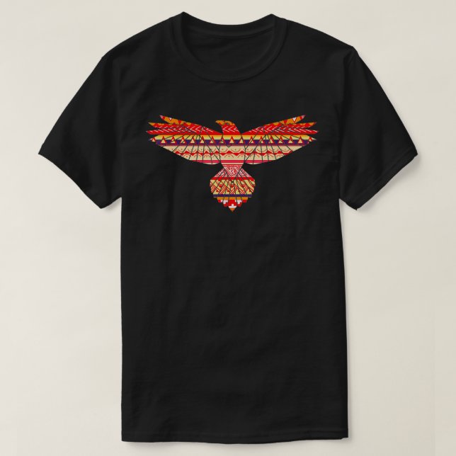 T-shirt Oiseau amérindien Thunderbird (Design devant)