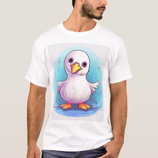 T-shirt oiseau blanc