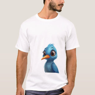 T-shirt Oiseau bleu