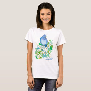 T-shirt Oiseau bleu de montagne Idaho