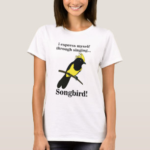 T-shirt Oiseau chanteur Mésange Oiseau drôle Ornithologie 