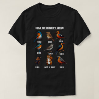 T-shirt Oiseau Comment identifier les oiseaux Amateurs d'o
